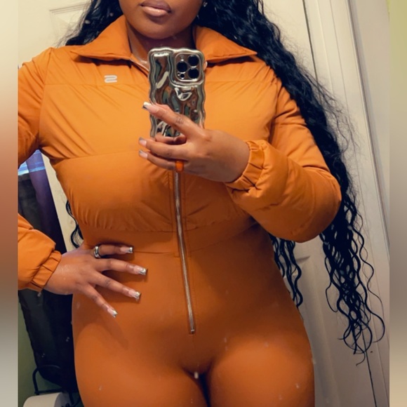 Shane Justin puffer jumpsuit Brown - Picture 5 of 10